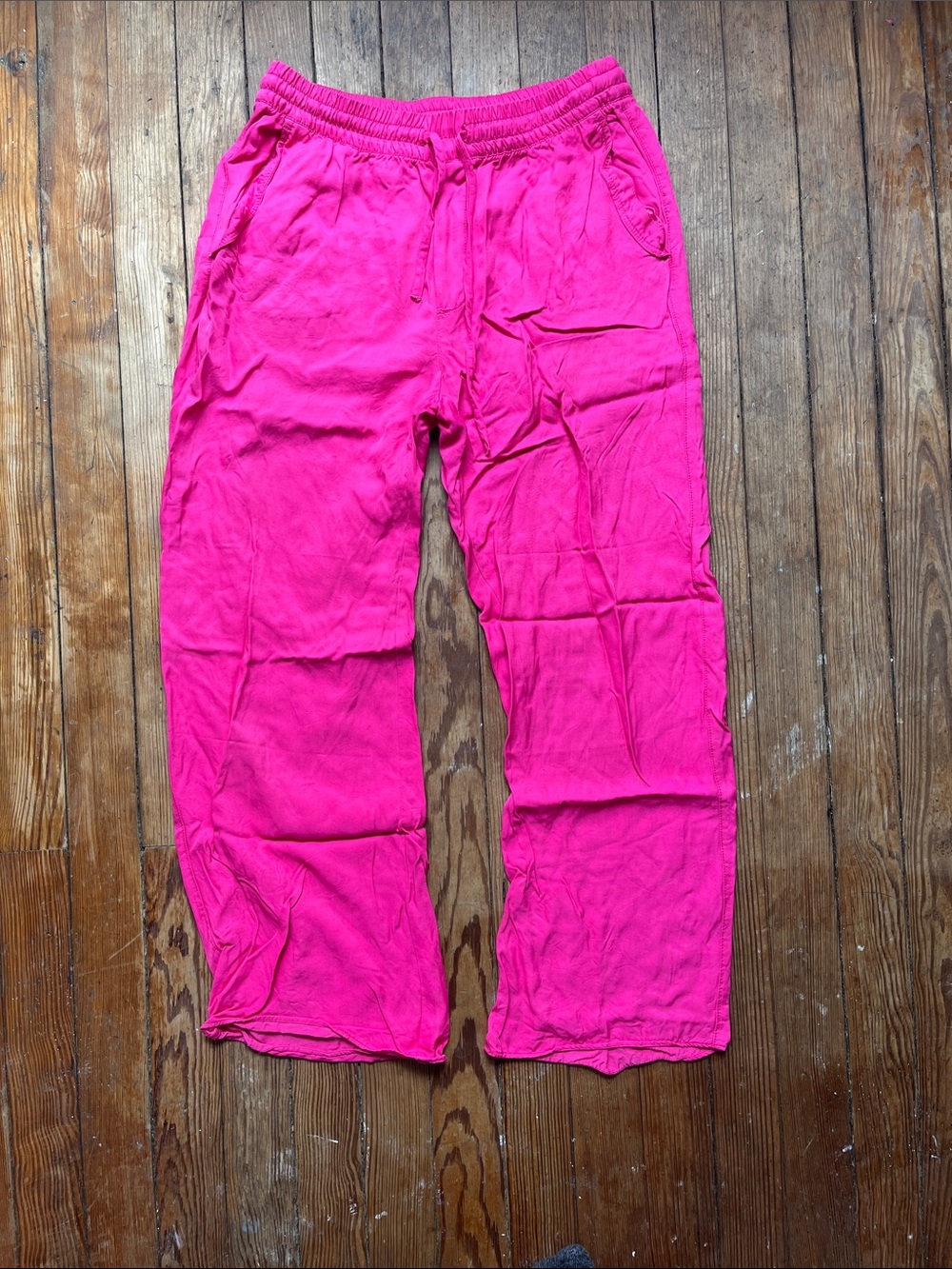 Zara Pink Drawstring Jogger Pants